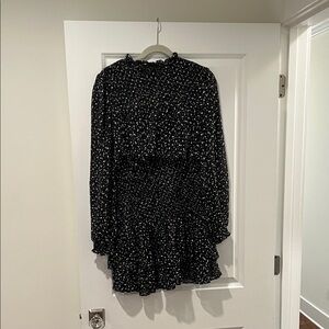 Black and White Floral Dress